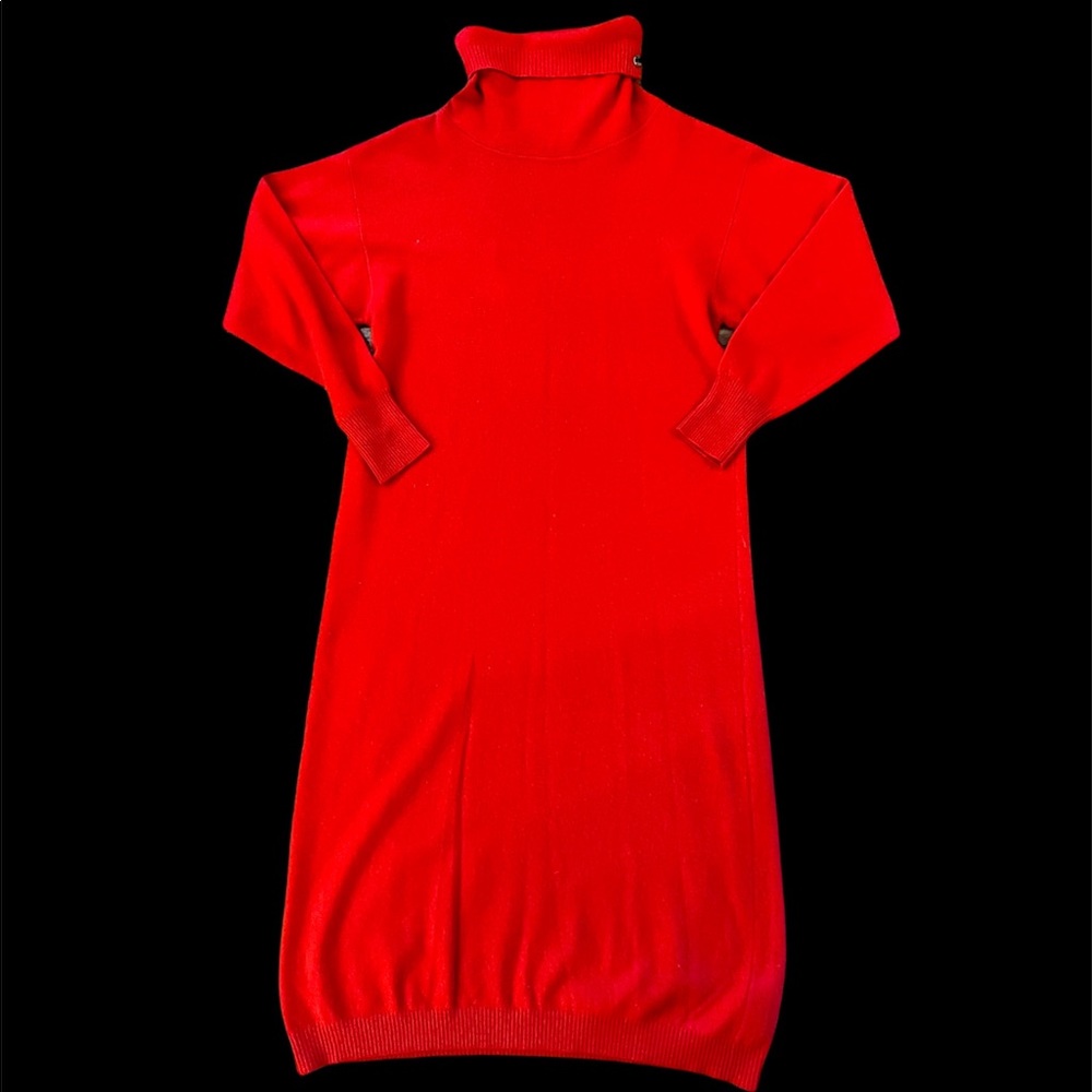 CHANEL Vintage Cashmere Turtleneck Dress - Picture 1 of 9